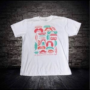 Men's Fanclub Mustache T- Shirt